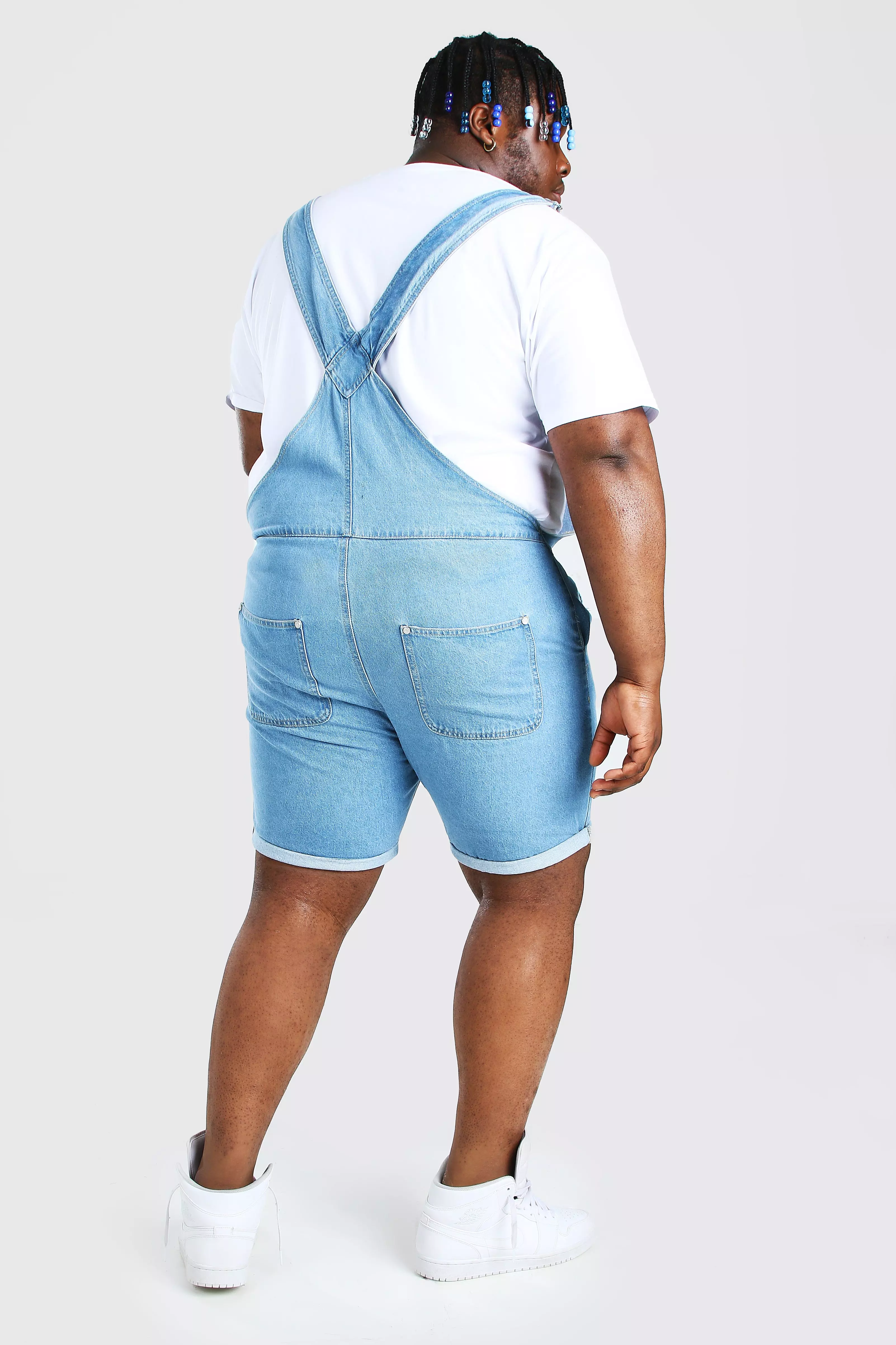 Mens skinny dungarees on sale shorts